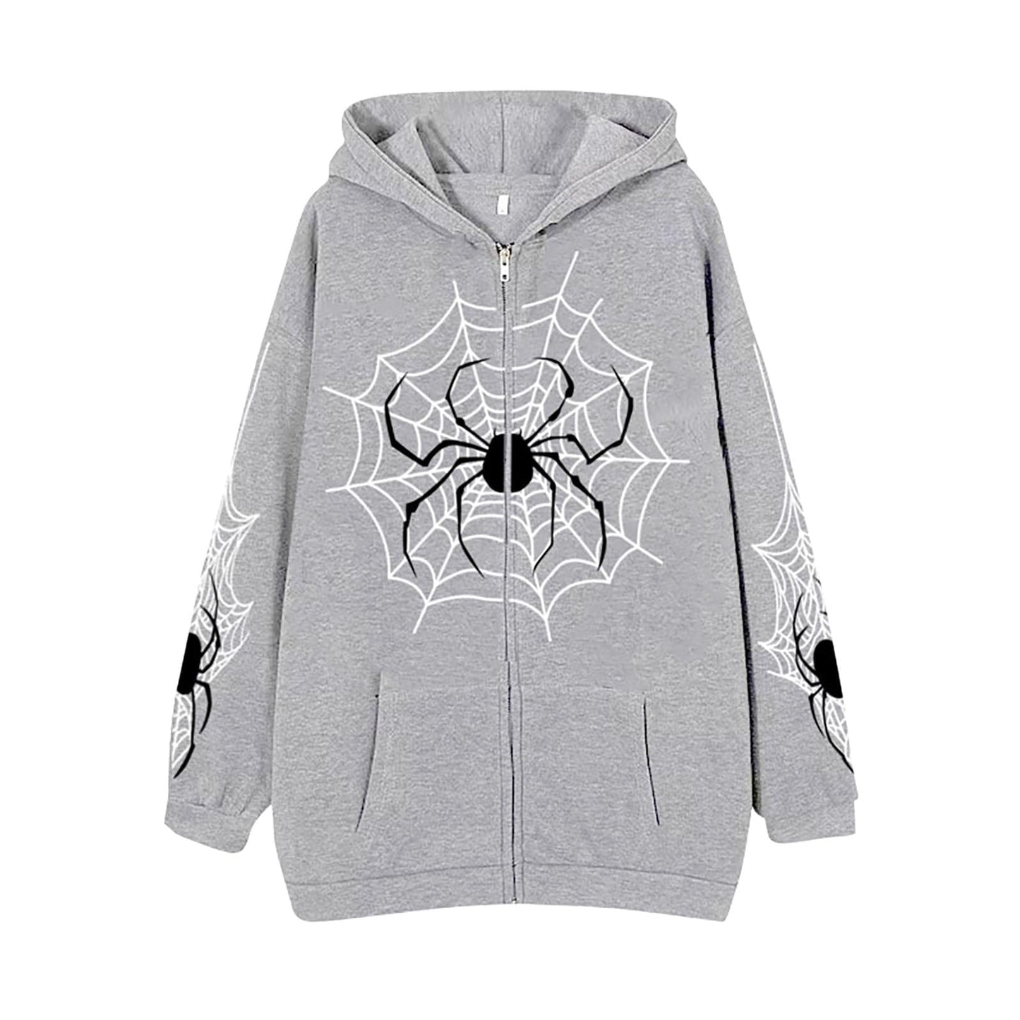Unisex Spider Web Hoodies Jacket
