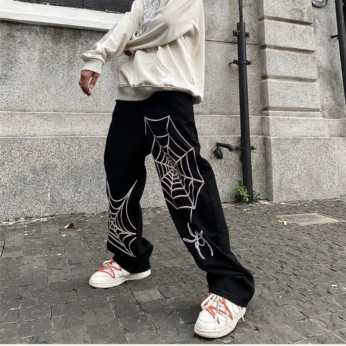 Anime Oversized Techwear Sweatpants for Men 2023