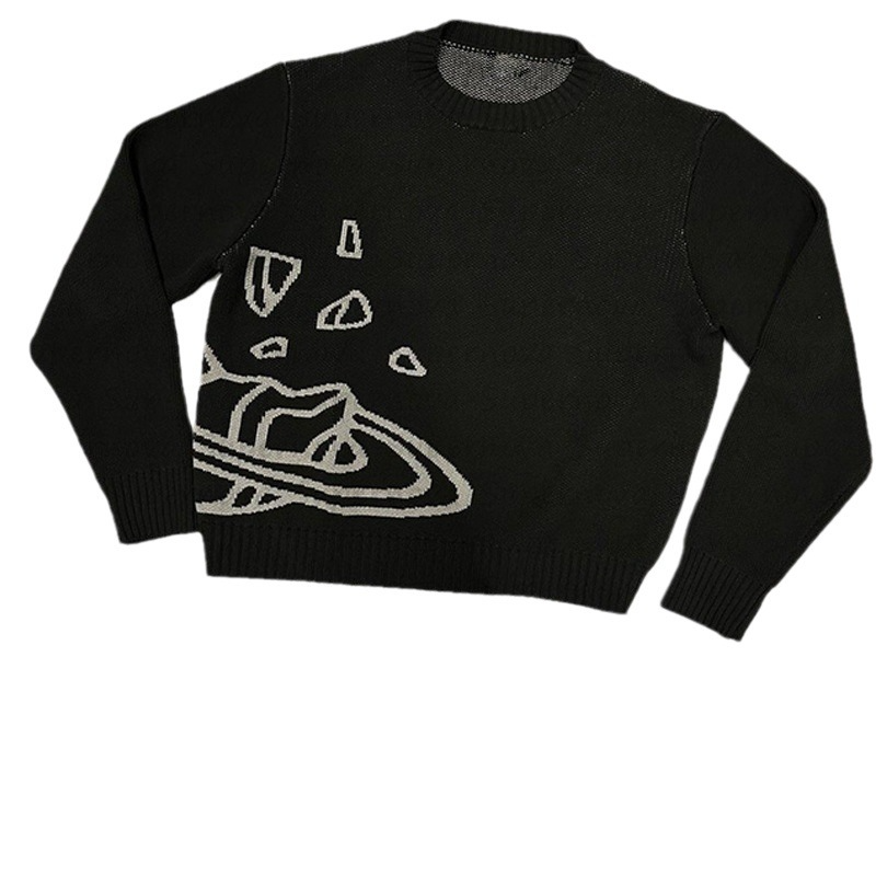Space Planet Star Knitted Sweater