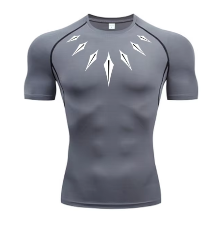Black panther compression t-shirt