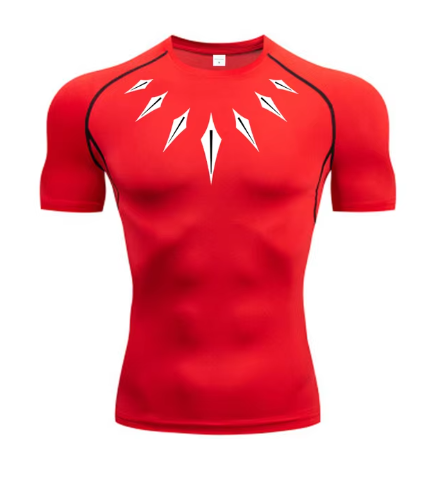 Black panther compression t-shirt