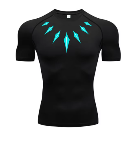 Black panther compression t-shirt