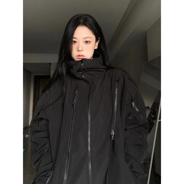 Deeptown Harajuku Women's Waterproof  Windbreaker