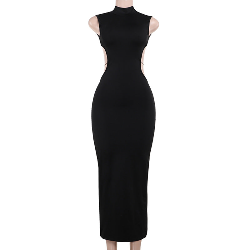 Backless Bandage Bodycon Maxi Dress