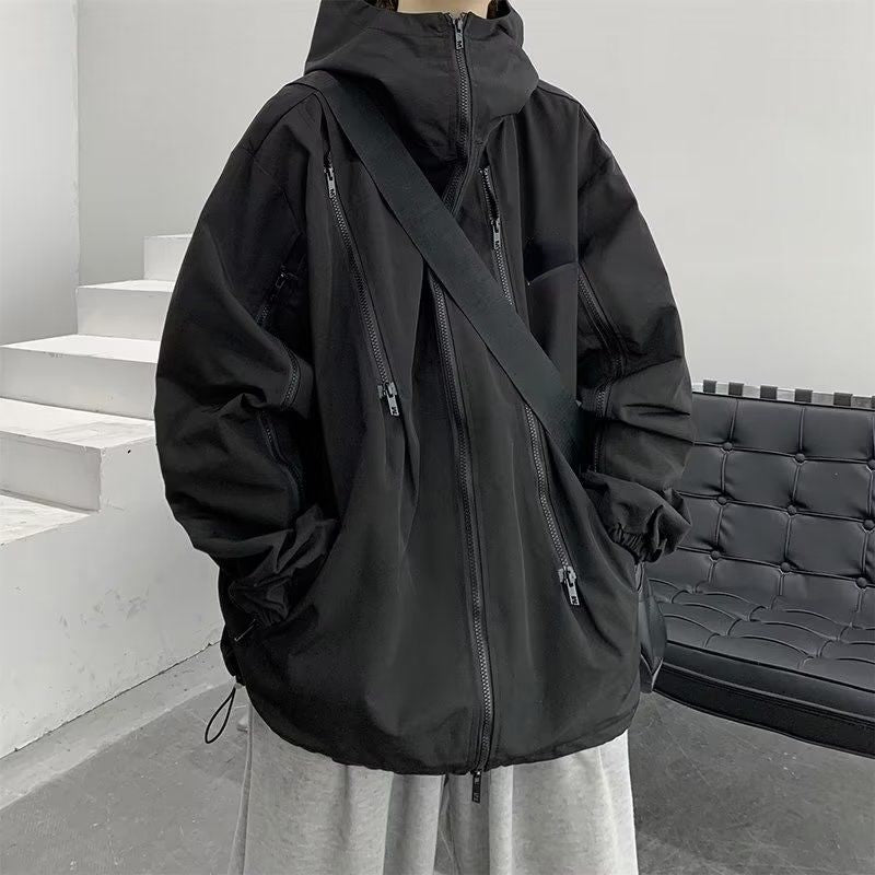 Deeptown Harajuku Women's Waterproof  Windbreaker