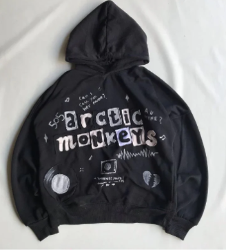 ARCTIC MONKEYS Hoodie with Patch Design