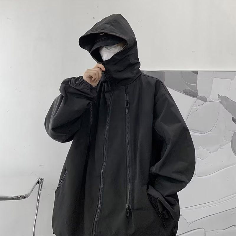 Deeptown Harajuku Women's Waterproof  Windbreaker