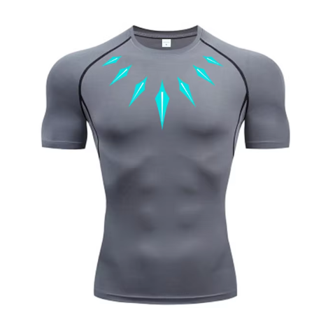 Black panther compression t-shirt