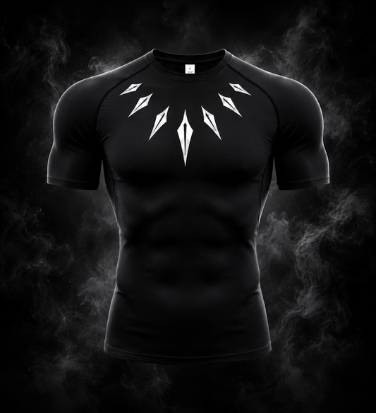 Black panther compression t-shirt