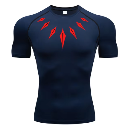 Black panther compression t-shirt