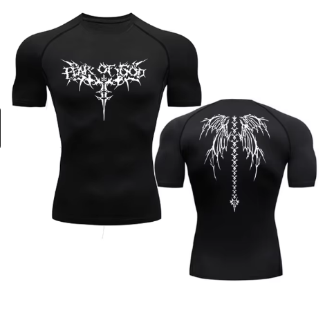 Fear of God printed compression full/half sleeve t-shirt