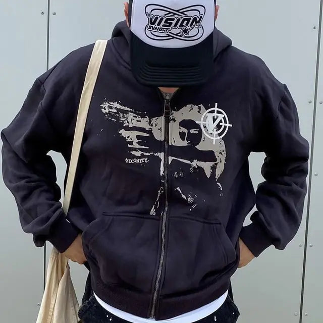 Y2K Grunge Hoodie Unisex Sweatshirt