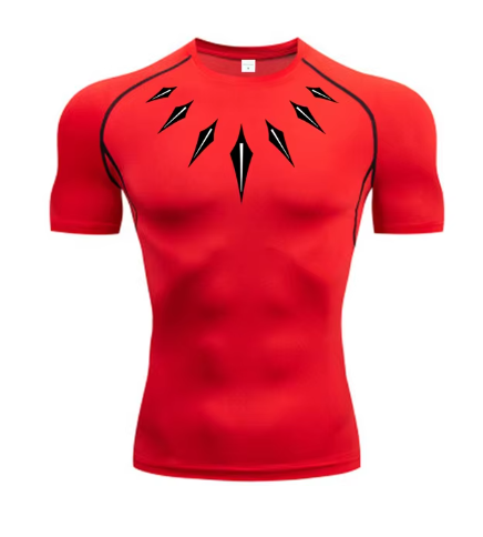 Black panther compression t-shirt