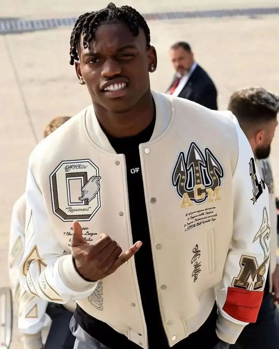 Vintage Hip-Hop Multi-Letter Embroidery Jacket